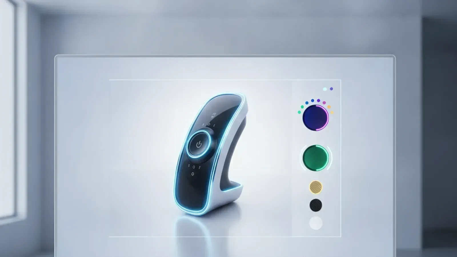 Example of an interactive 3D product configurator on a website