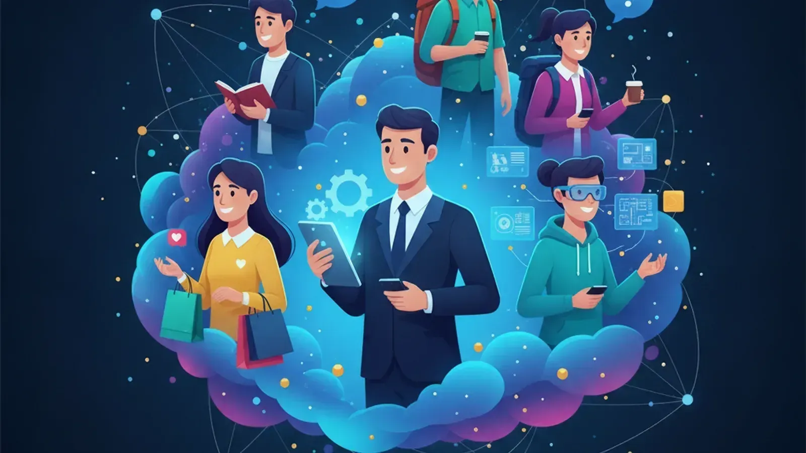 AI assisting in creating detailed, data-driven user personas