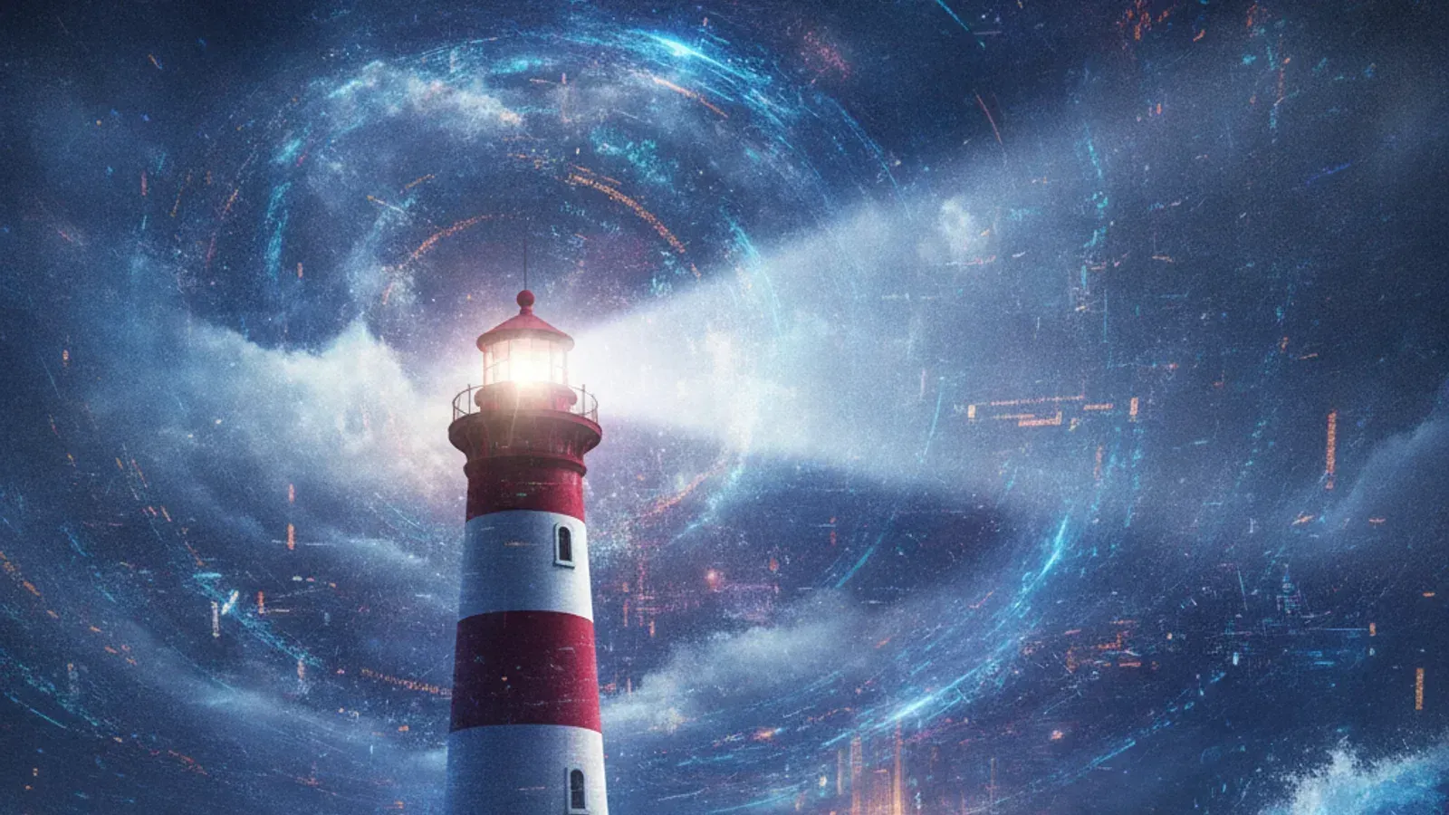 Lighthouse representing unchanging fundamentals in AI search