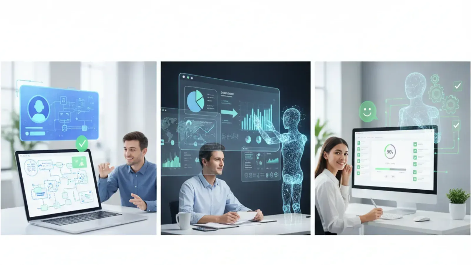 Examples of AI agents in action: customer support, data analysis, user onboarding
