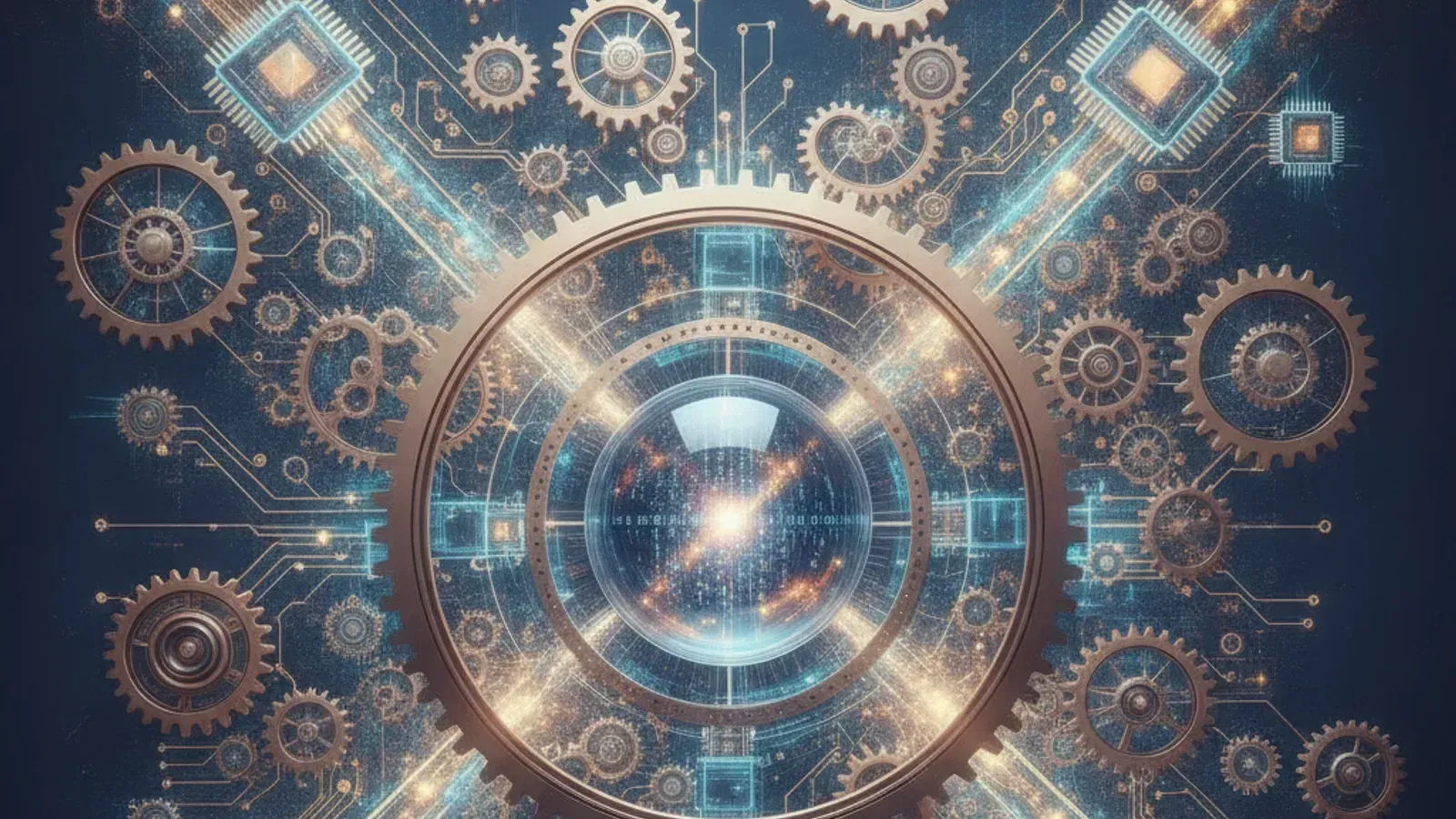 A visual metaphor for a well-engineered, production-grade system with interconnected components working in harmony.